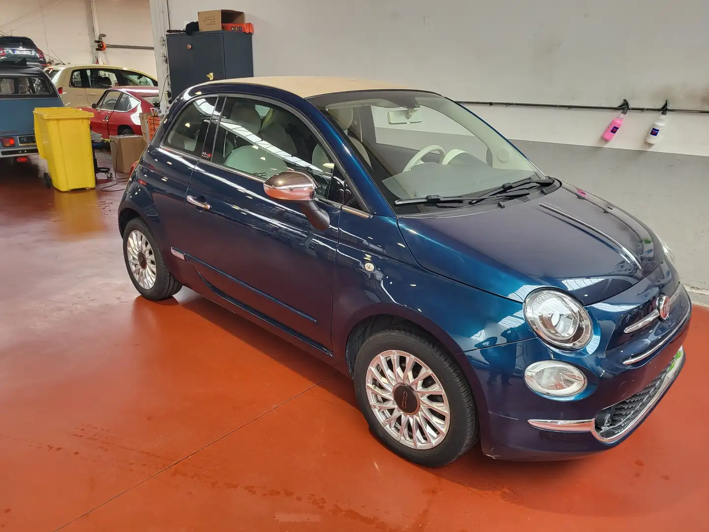 Fiat 500C 500 C 1.2 8V Lounge Azul - 1