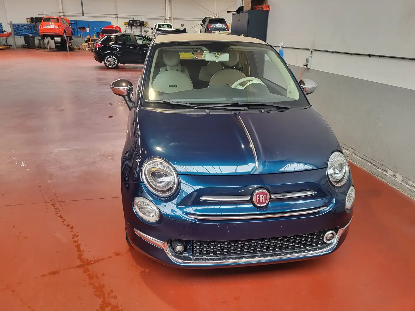 Fiat 500C 500 C 1.2 8V Lounge Azul - 2