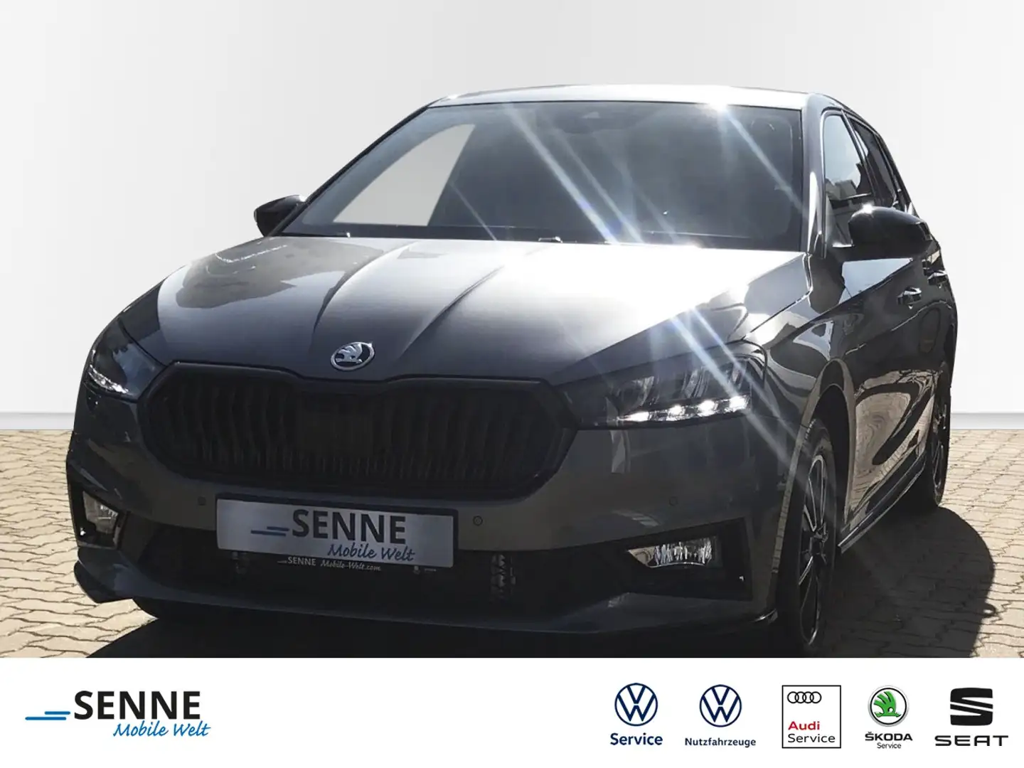 Skoda Fabia 1.0 TSI DSG Monte Carlo, Kamera, LED, Sitzh. Grijs - 1