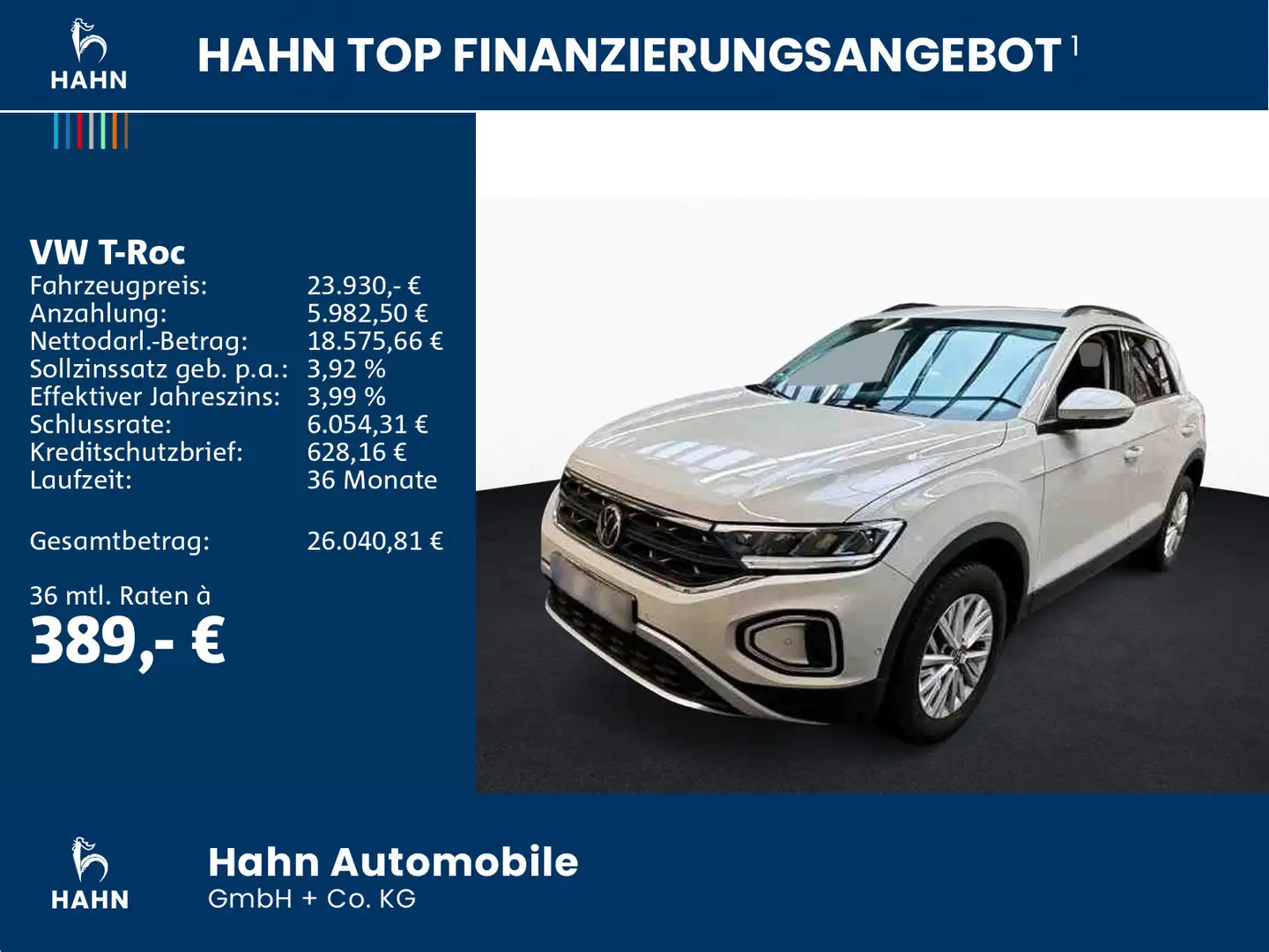 Volkswagen T-Roc 1.5TSI DSG Life LED ACC AHK Virtual APP Grau - 2