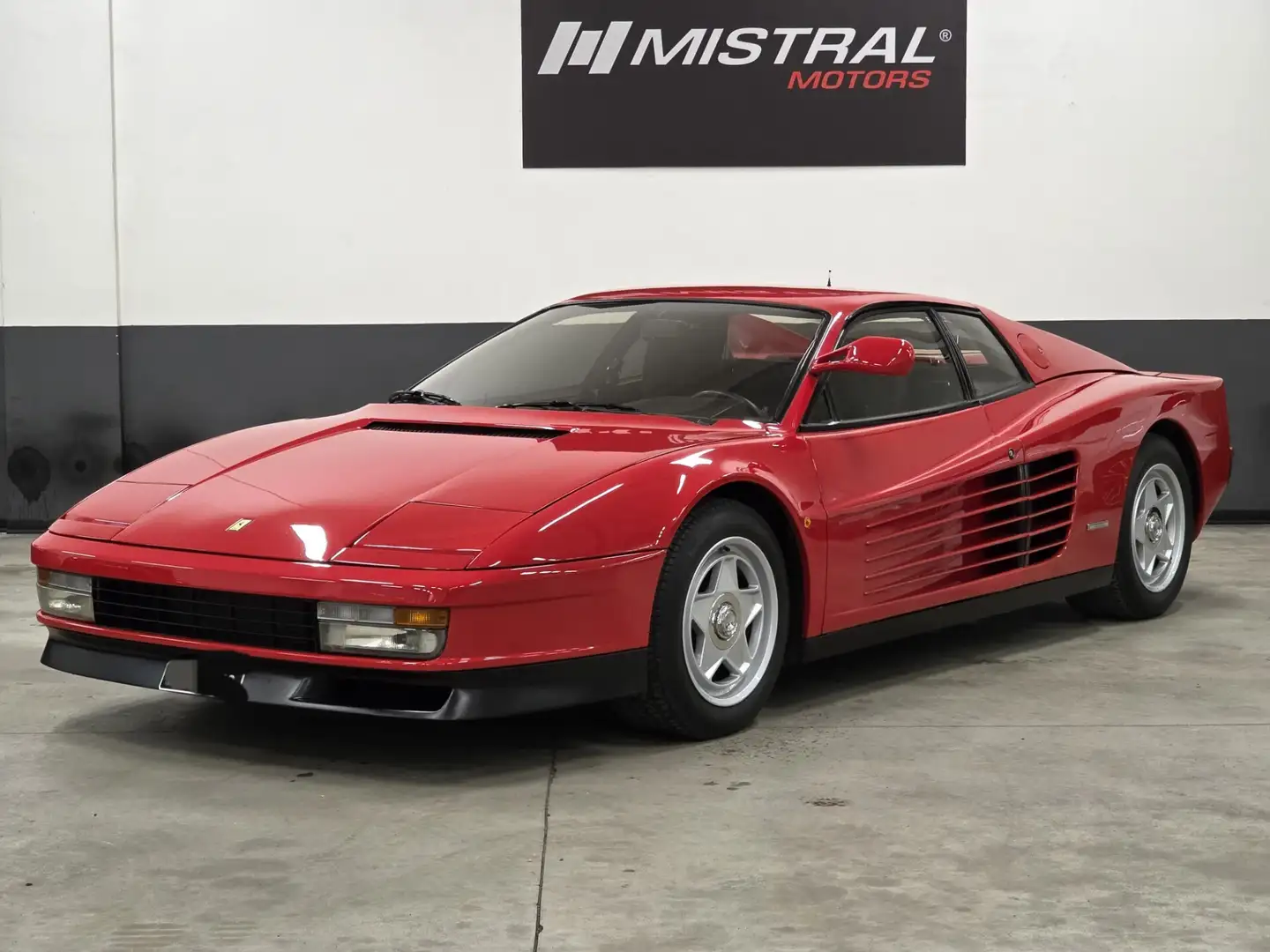 Ferrari Testarossa Monospecchio Monodado Cert. Ferrari Classiche Rouge - 1