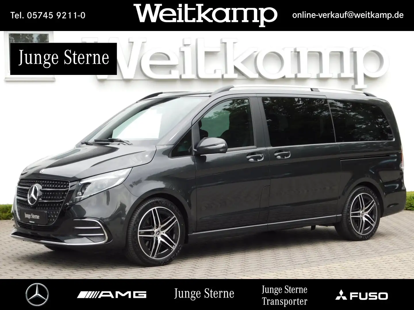 Mercedes-Benz V 250 V 250 d STYLE Lang AMG+LED+AHK+360°+EL. TÜREN+ Grau - 1