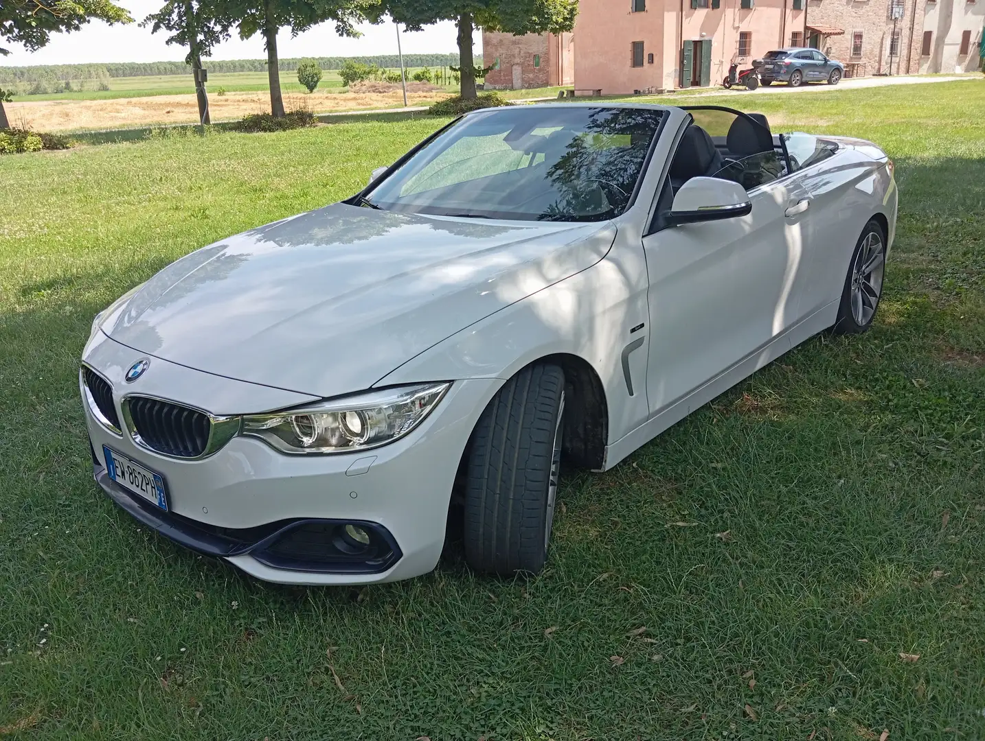 BMW 428 428i Cabrio Sport auto Bianco - 1