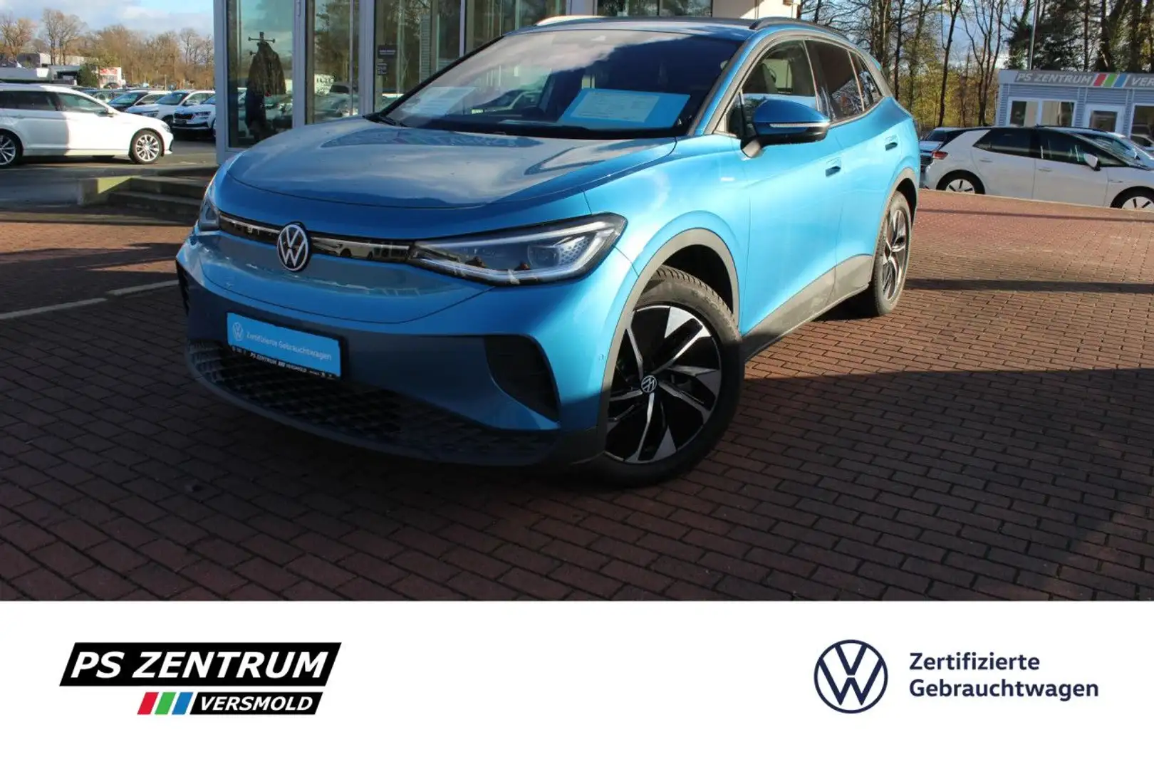 Volkswagen ID.4 Pro mit Infotainment-Paket AHK CAM H+K Navi Blau - 1