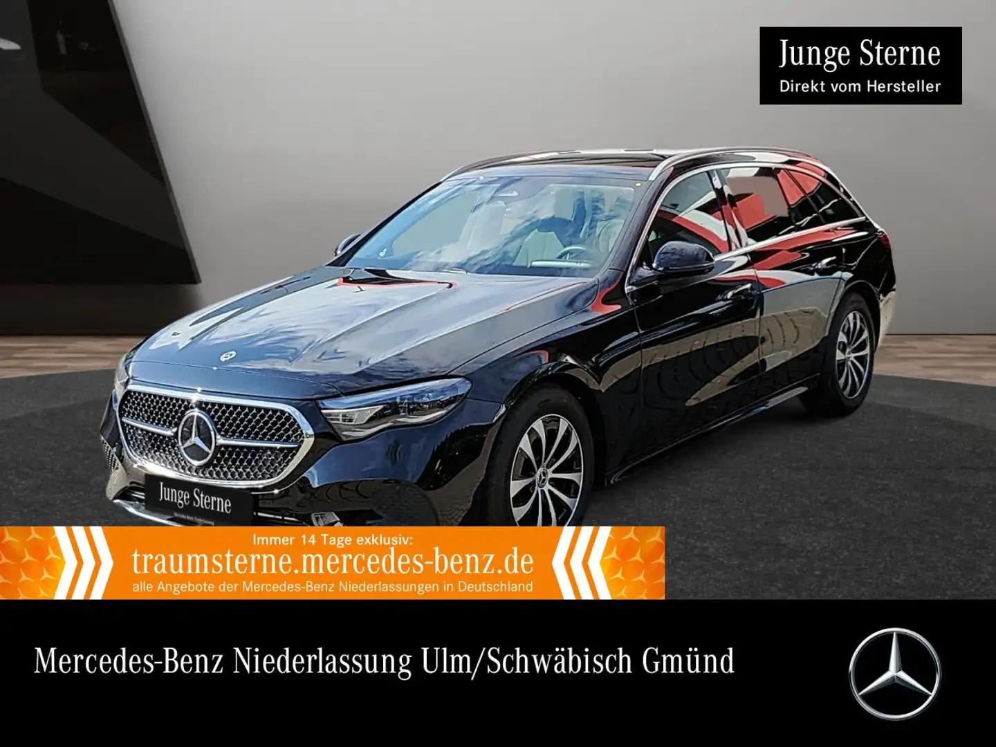 Mercedes-Benz E 220 d T Avantgarde 360° Distr. Spurhalt-Ass PTS Schwarz - 1