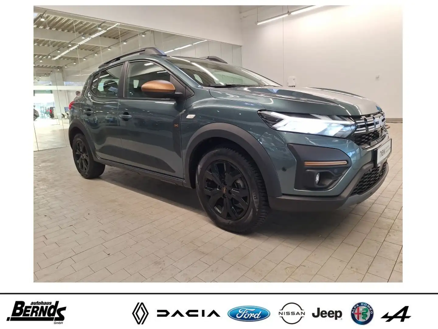 Dacia Sandero Stepway TCe 110 Extreme KLIMAAUTO R-KAMERA DAB-RAD Groen - 2