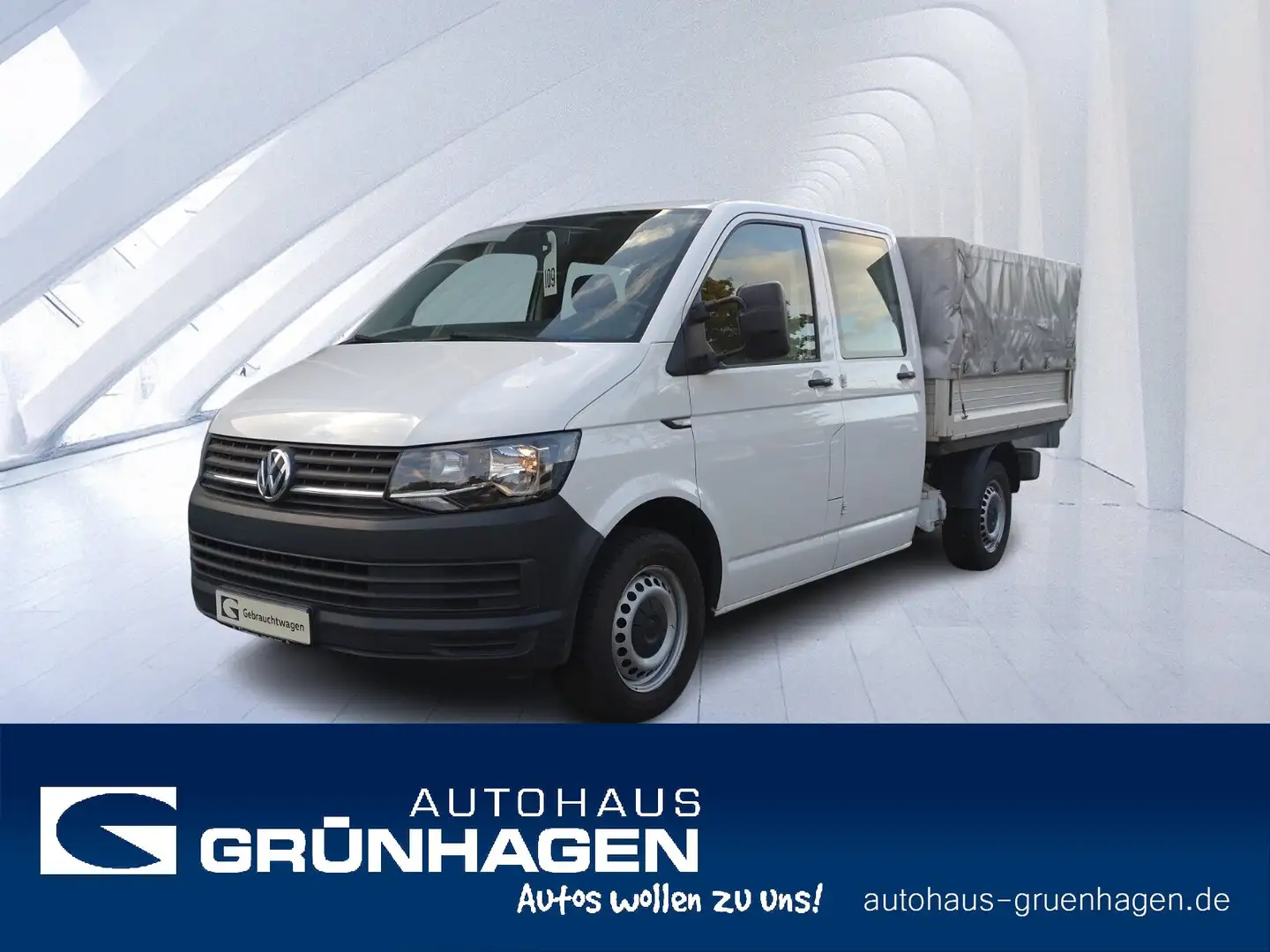 Volkswagen T6 2.0 TDI Pritsche lang Doppelkabine Blanco - 1