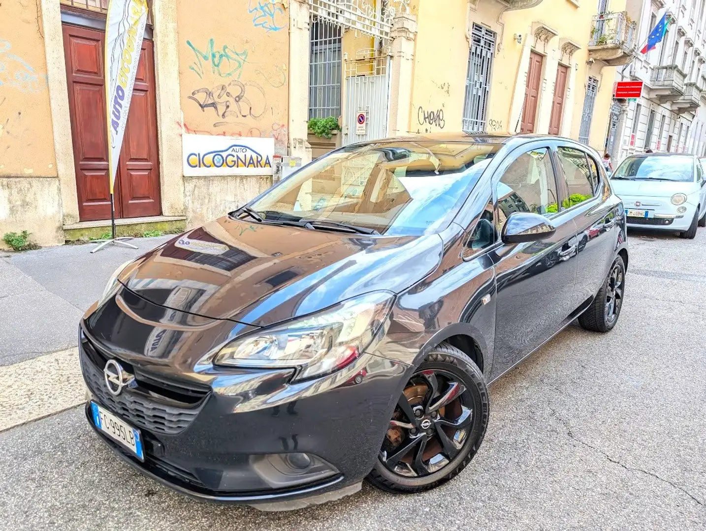 Opel Corsa 1.2 b-Color 5p NEOPATENTATI Schwarz - 1