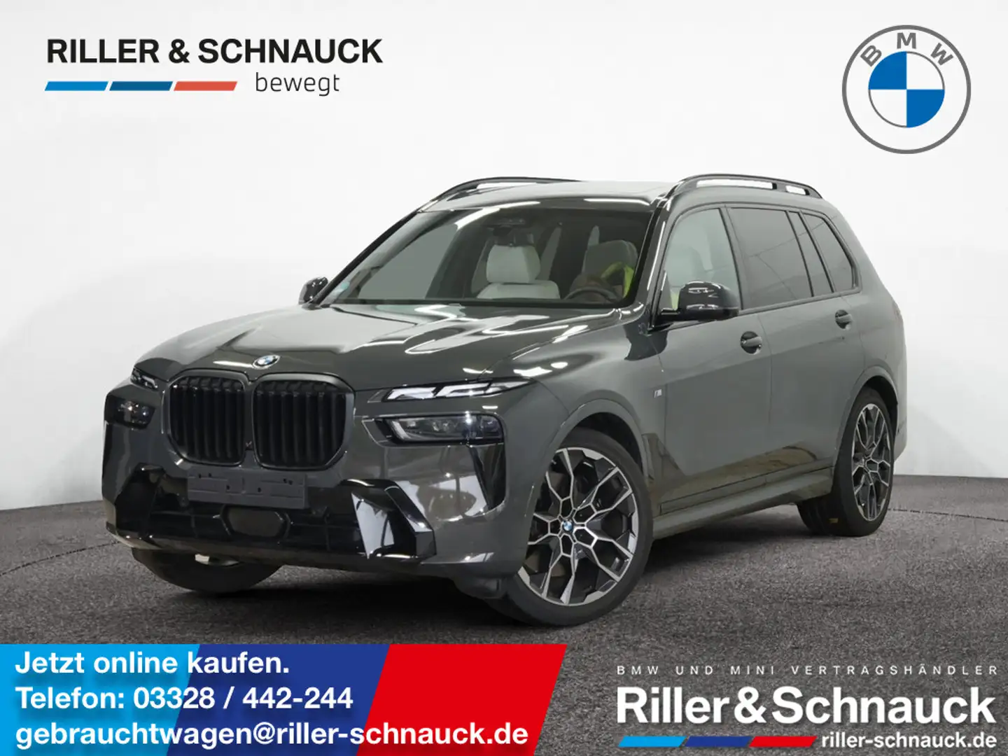 BMW X7 xDrive 40i M Sport Pro AHK+PANO+SKY+STANDH Grau - 1