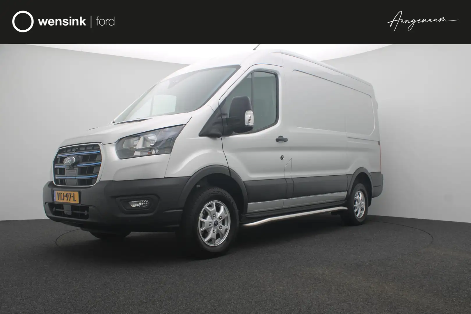 Ford E-Transit 350 L2H2 Trend 68 kWh | Adaptieve Cruise Control | Silver - 1
