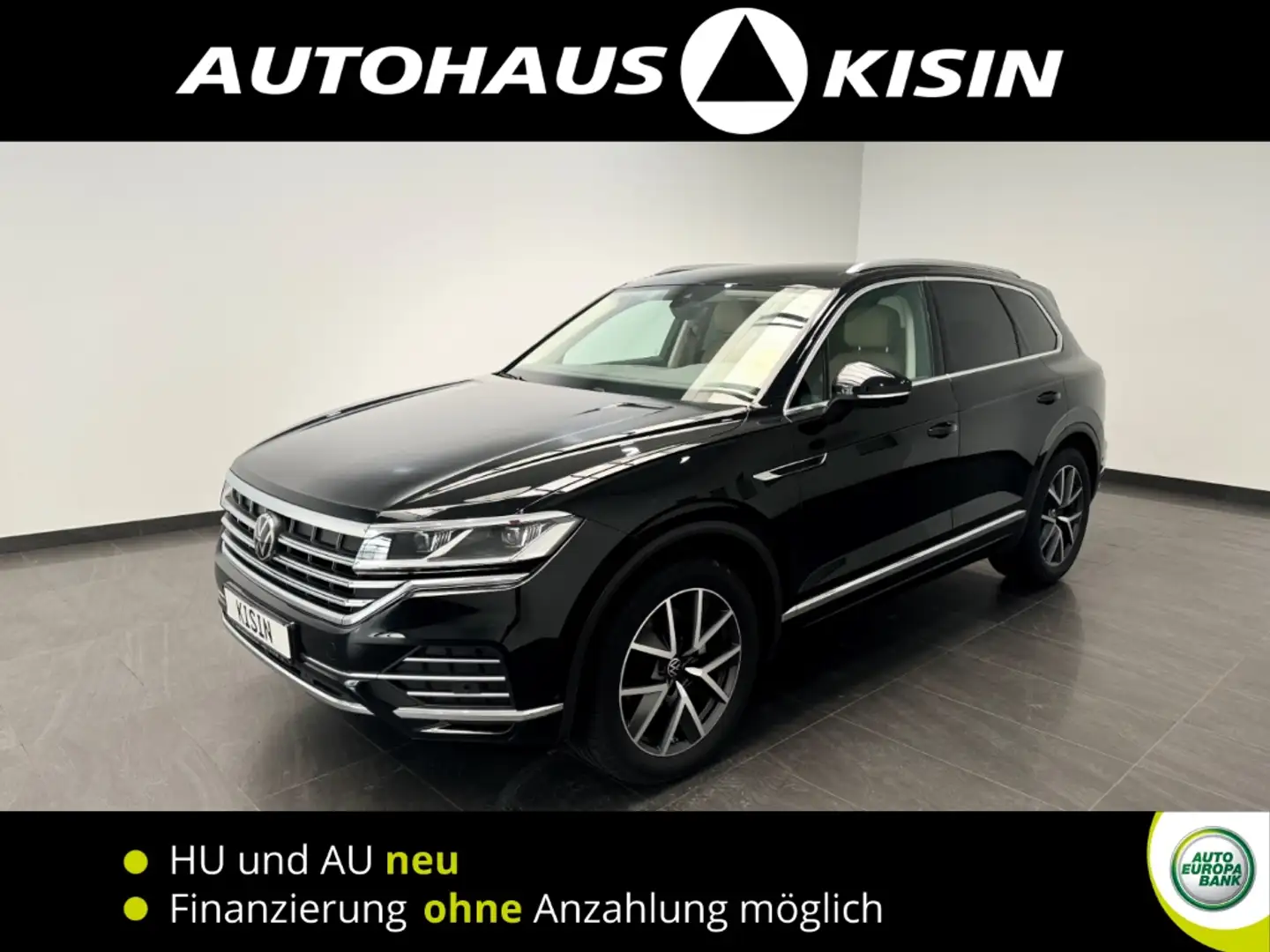 Volkswagen Touareg Atmosphere 4M. 3.0 V6 TDI *AHK *Luftf.   *StHzG Noir - 1