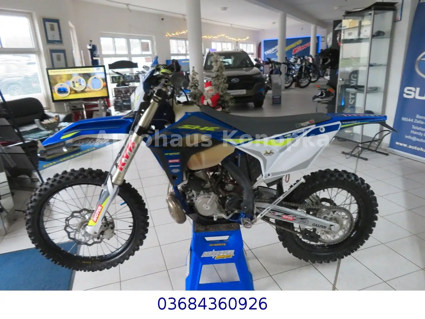 Sherco 250 SEF actory 2023 119 BH Blauw - 2