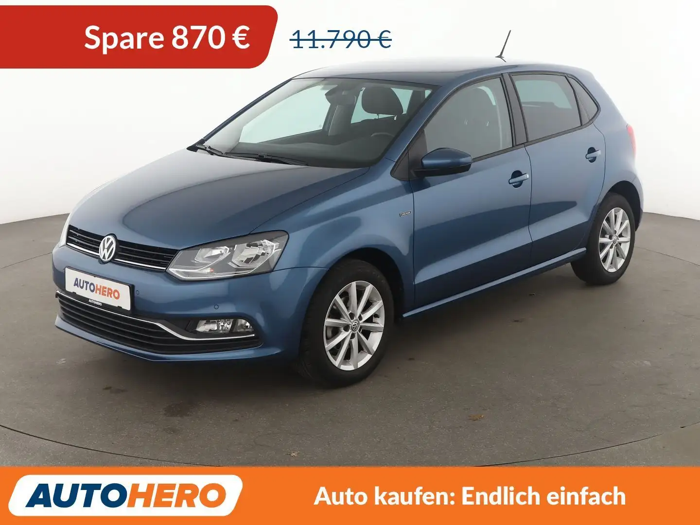 Volkswagen Polo 1.0 Lounge*PDC*TEMPO*KLIMA*GARANTIE* Blau - 1