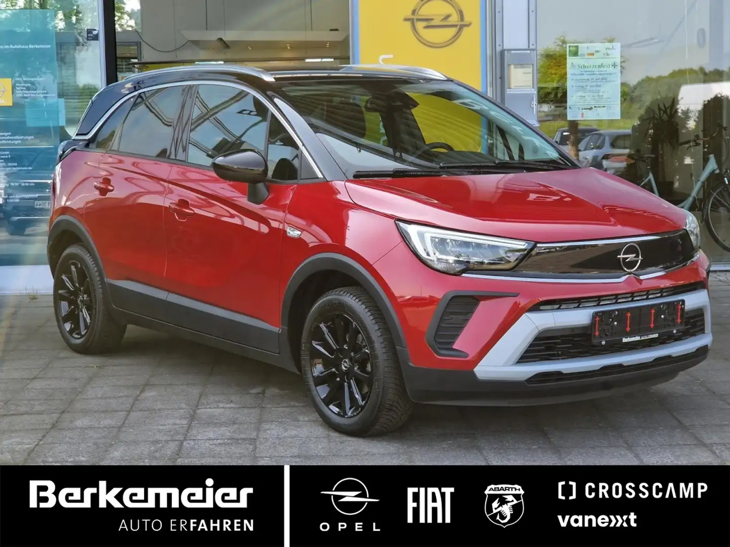 Opel Crossland Elegance 1.5D **AHK/Sitzheizung/Navi** Rood - 1
