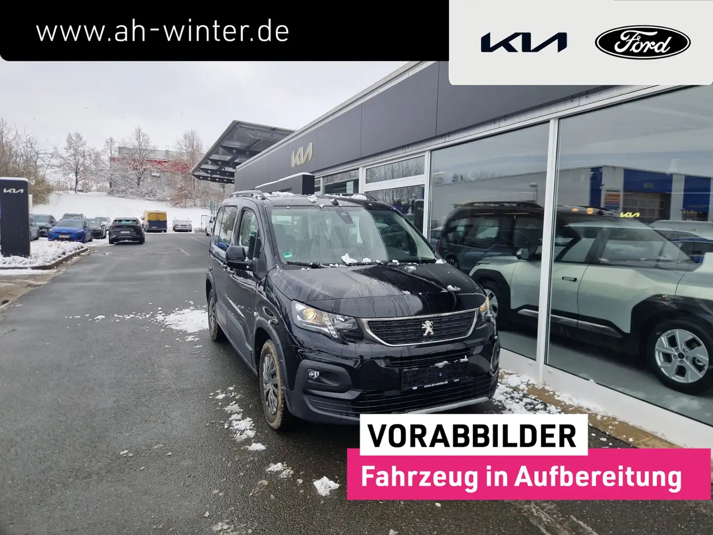 Peugeot Rifter 1,2 Allure Klimaaut Navi Sitzhzg Keyless PDC Schwarz - 1