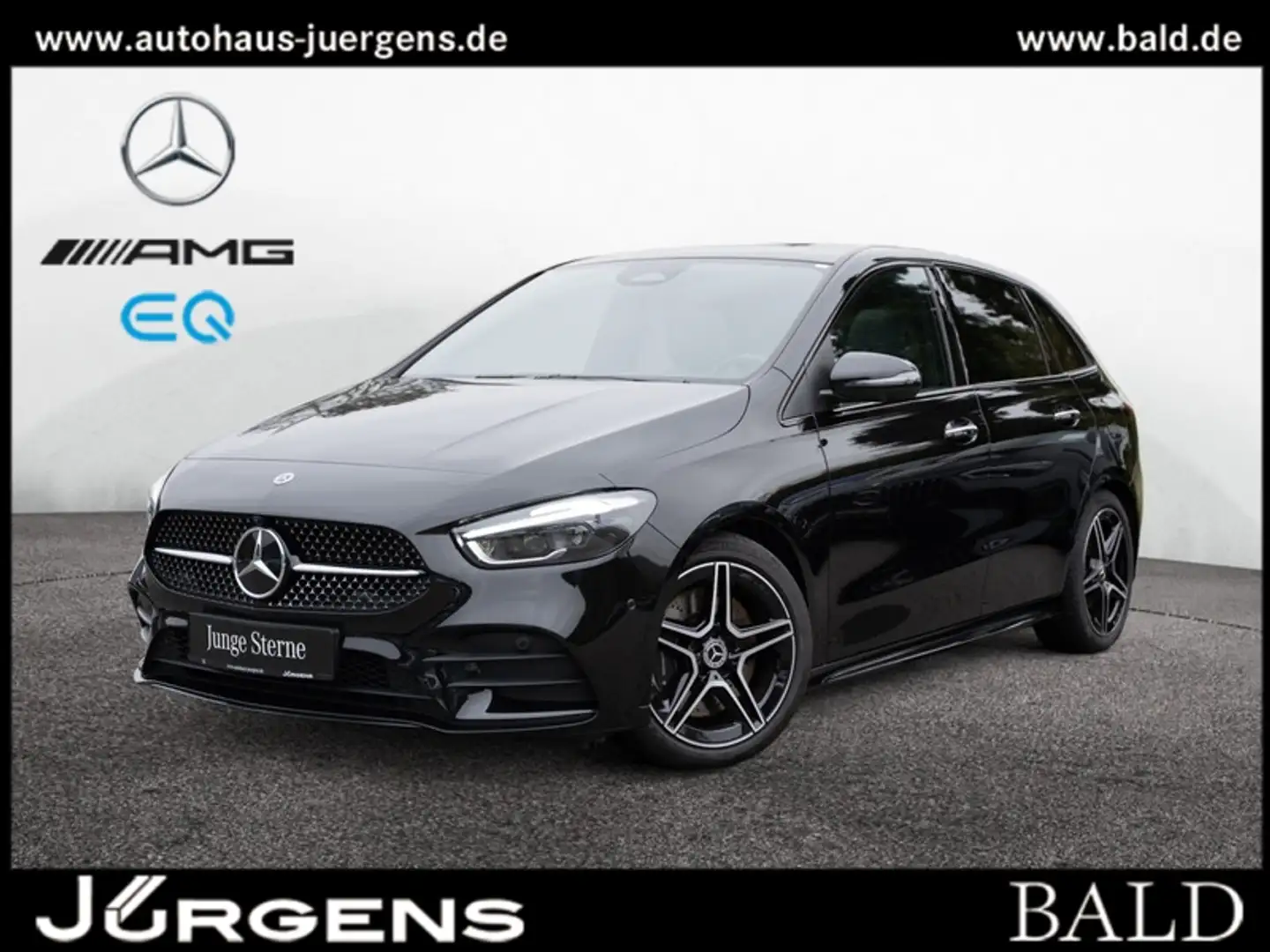 Mercedes-Benz B 250 4M AMG-Sport/Pano/Burm/Night/HUD/AHK/Memo Schwarz - 1