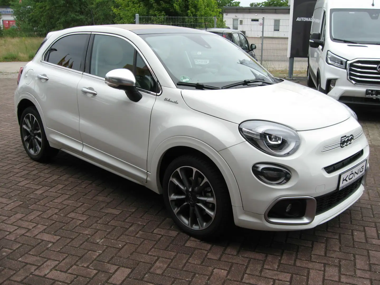 Fiat 500X 1.5 Dolcevita Automatik*Klima*Faltdach Weiß - 2