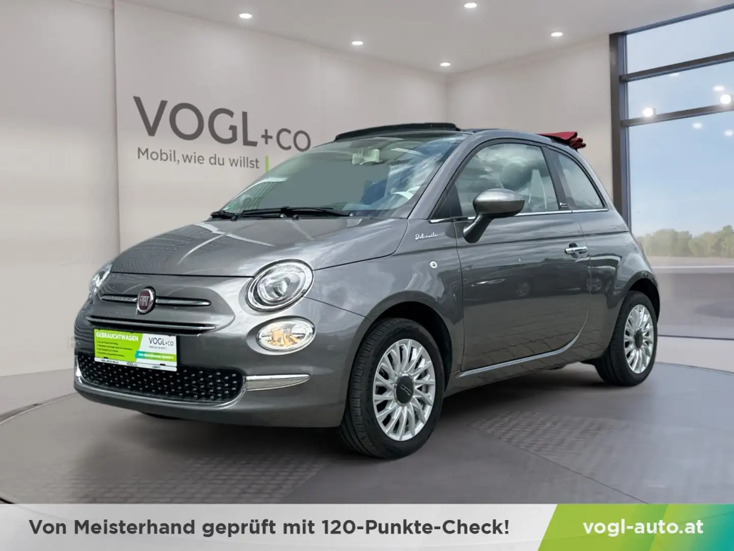 Fiat 500C FireFly Hybrid 70 Dolcevita Grau - 1