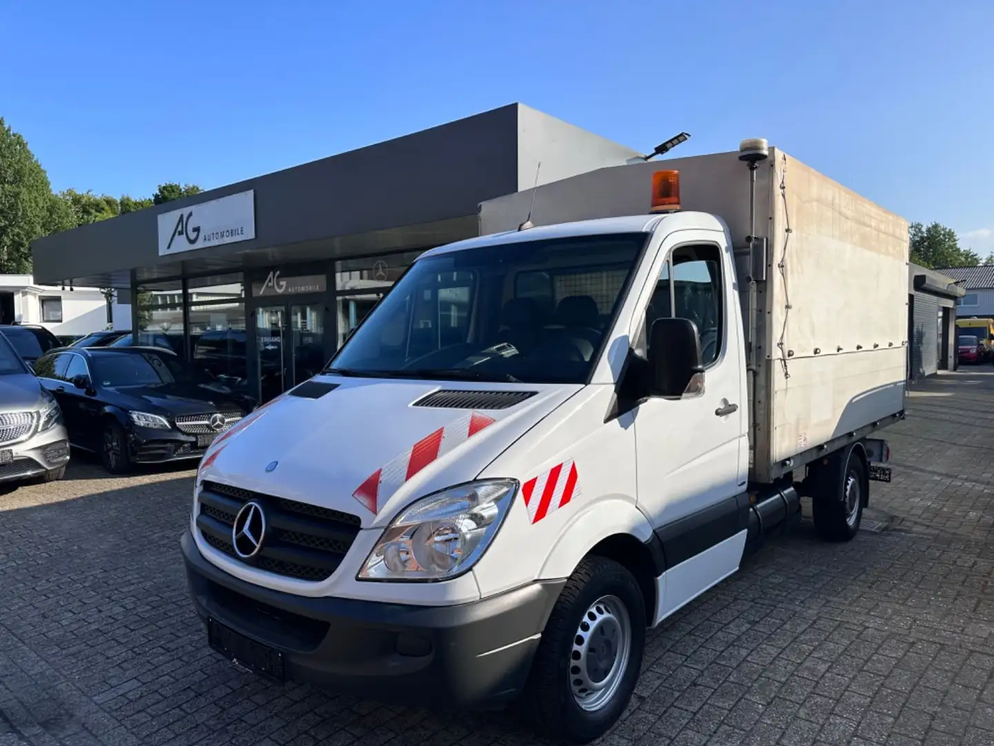 Mercedes-Benz Sprinter 316 NGT/Pritsche/Kipper/Stabdh./1.Hand Weiß - 1