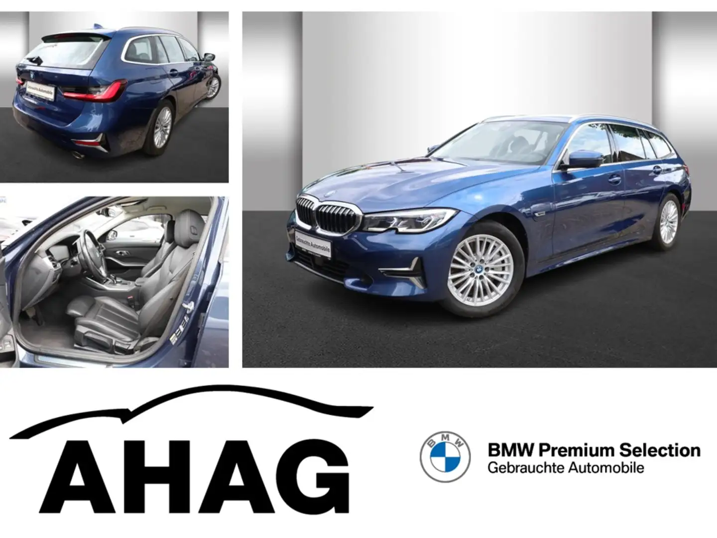 BMW 330 e Touring Luxury Line Auto Innovationsp. Aut. Blauw - 1