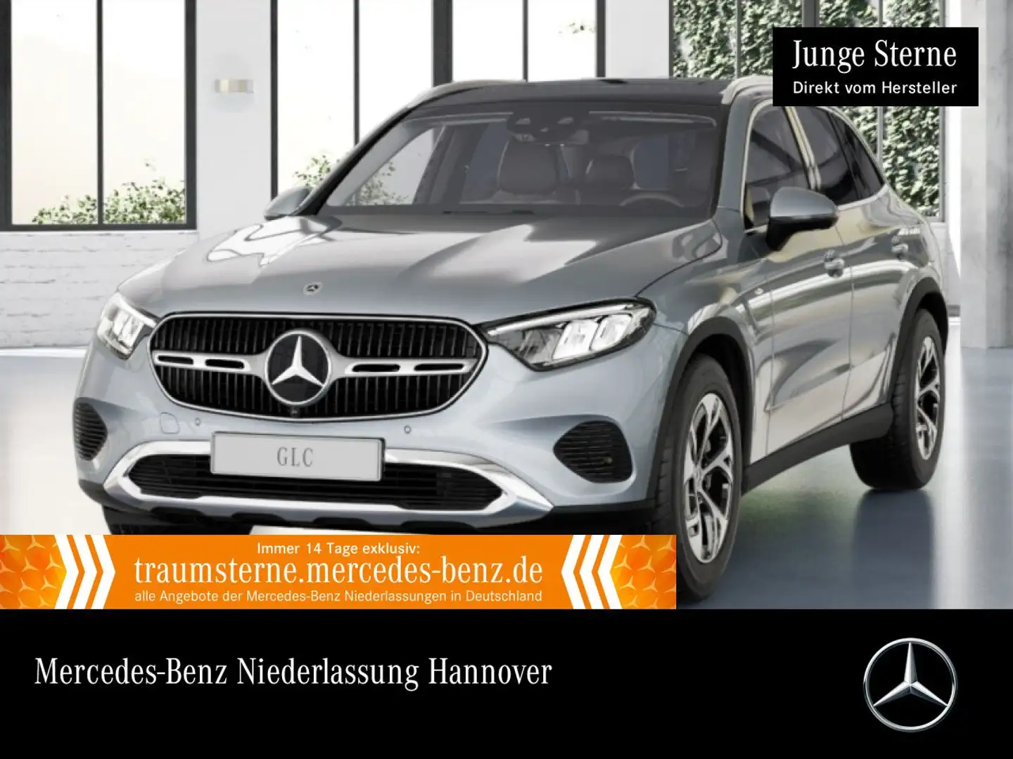 Mercedes-Benz GLC 300 e 4M AVANTG+PANO+360+AHK+LED+SITZKLIMA+9G Silber - 1