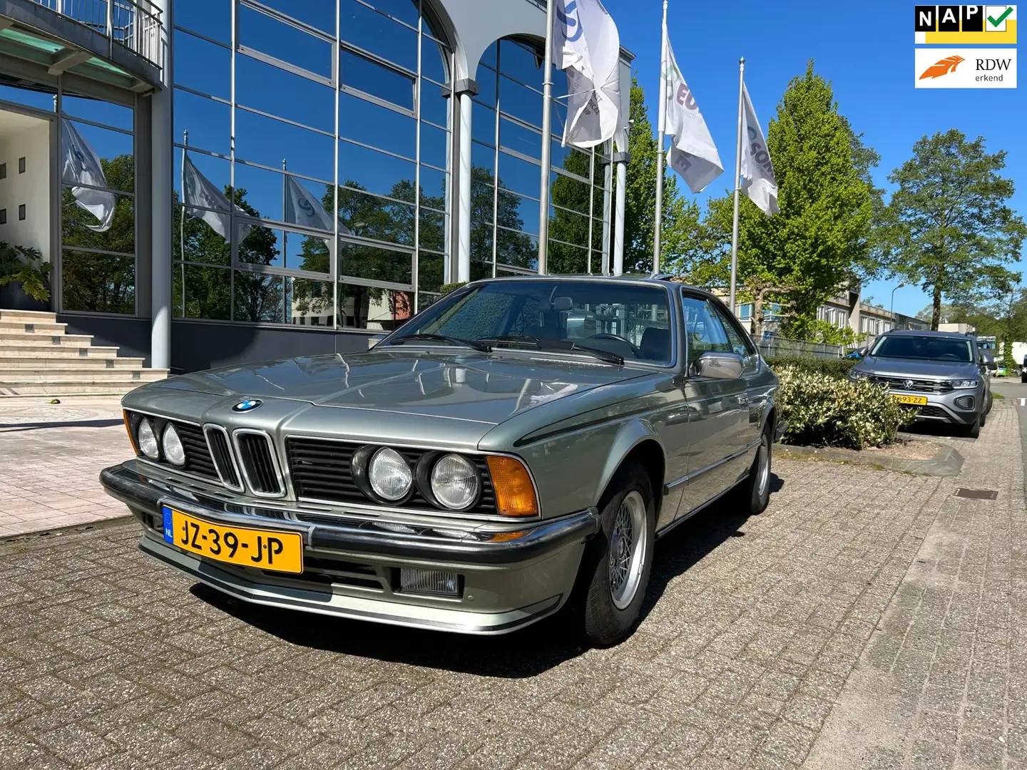 BMW 635 6-serie CSi aut origineel NL /leer schuifd /apk Zelená - 1