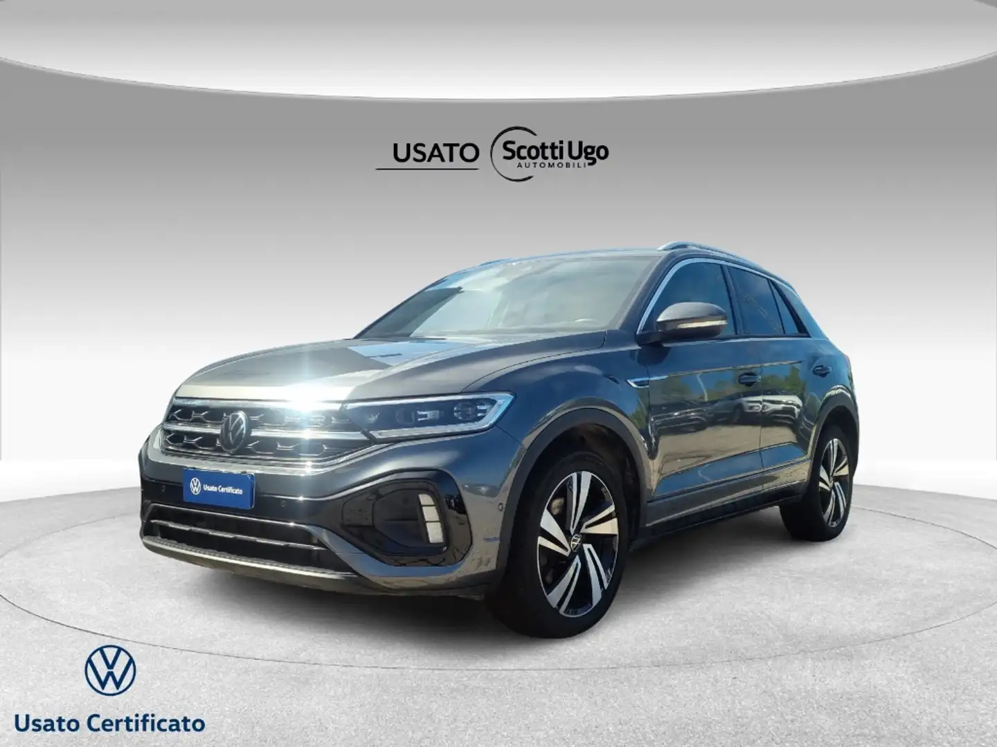 Volkswagen T-Roc 2.0 TDI SCR R Line Gris - 1