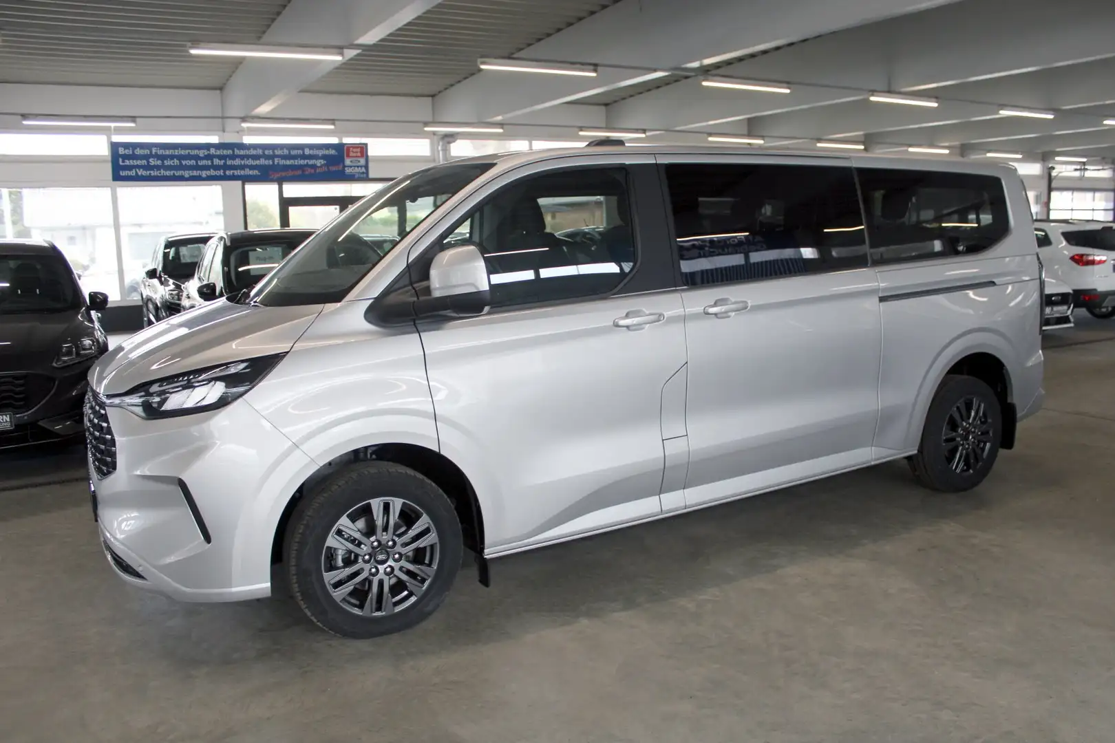 Ford Tourneo Custom L2H1 Autm. Titanium LED STDHZ ACC CAM Technoogie5 Plateado - 2