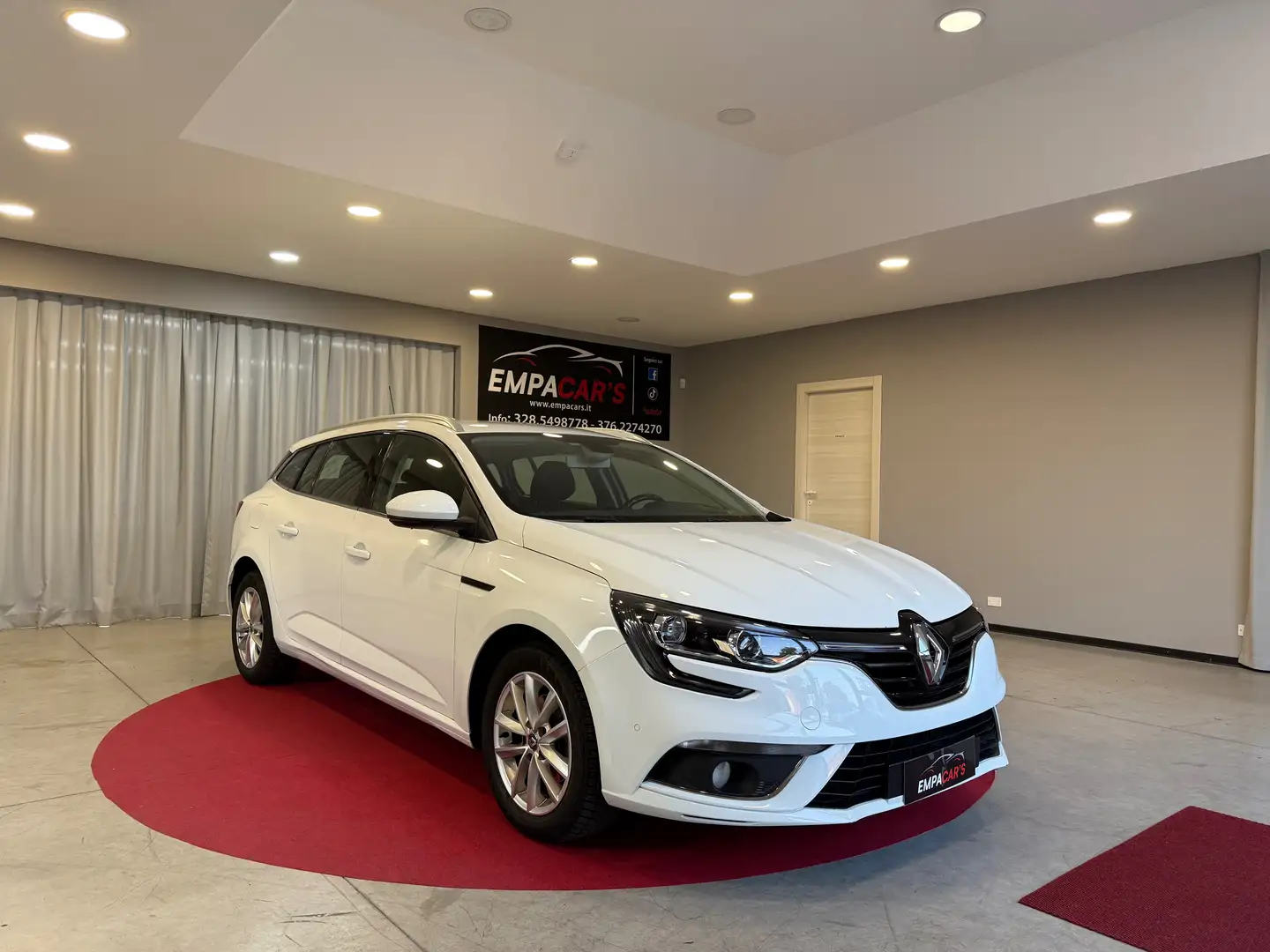 Renault Megane Megane Sporter 1.5 blue dci Intens 115cv my19 Wit - 1