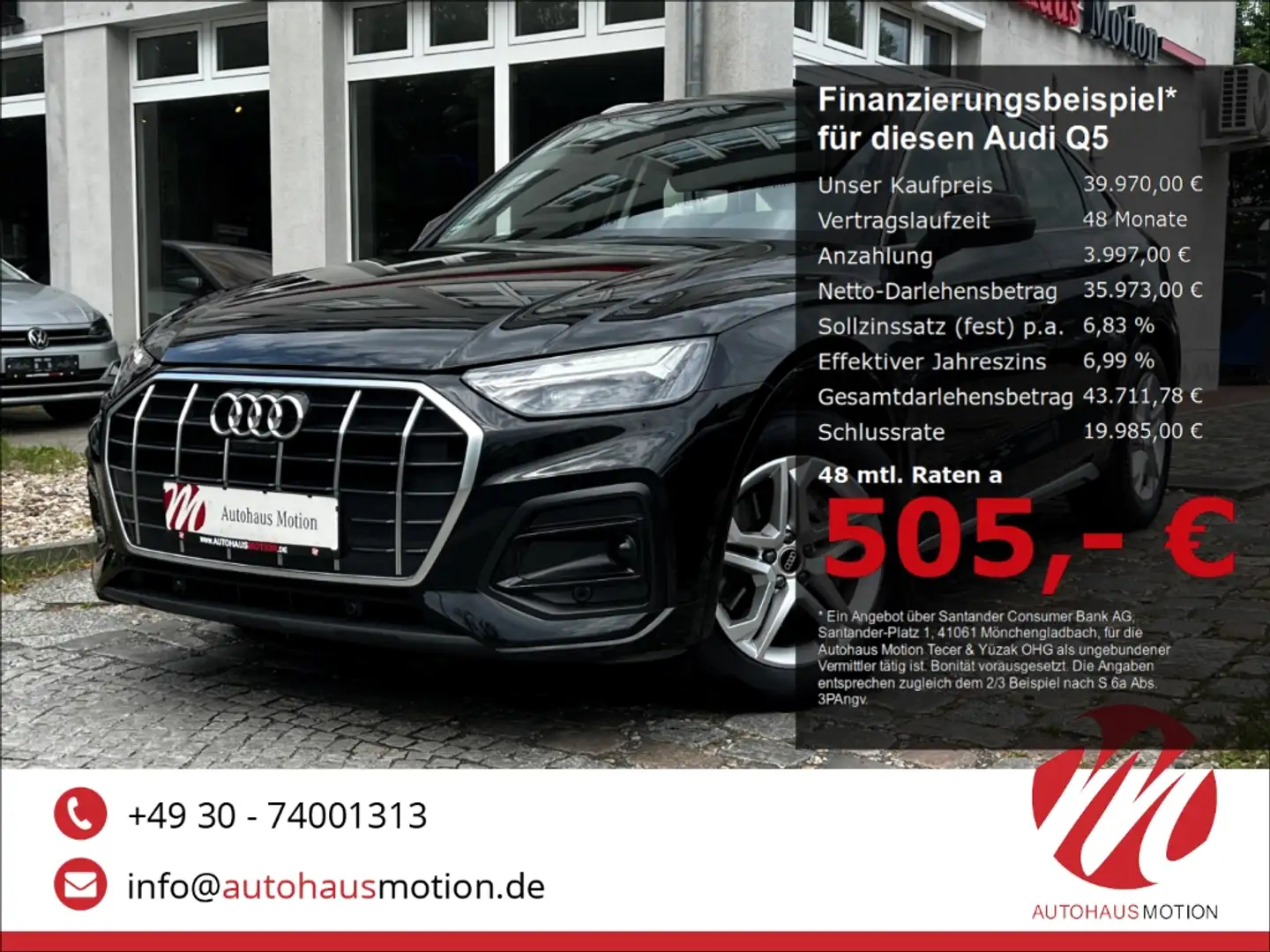 Audi Q5 Sportback 35 TDI advanced 2.0 LED 360° NAVI ACC Black - 1