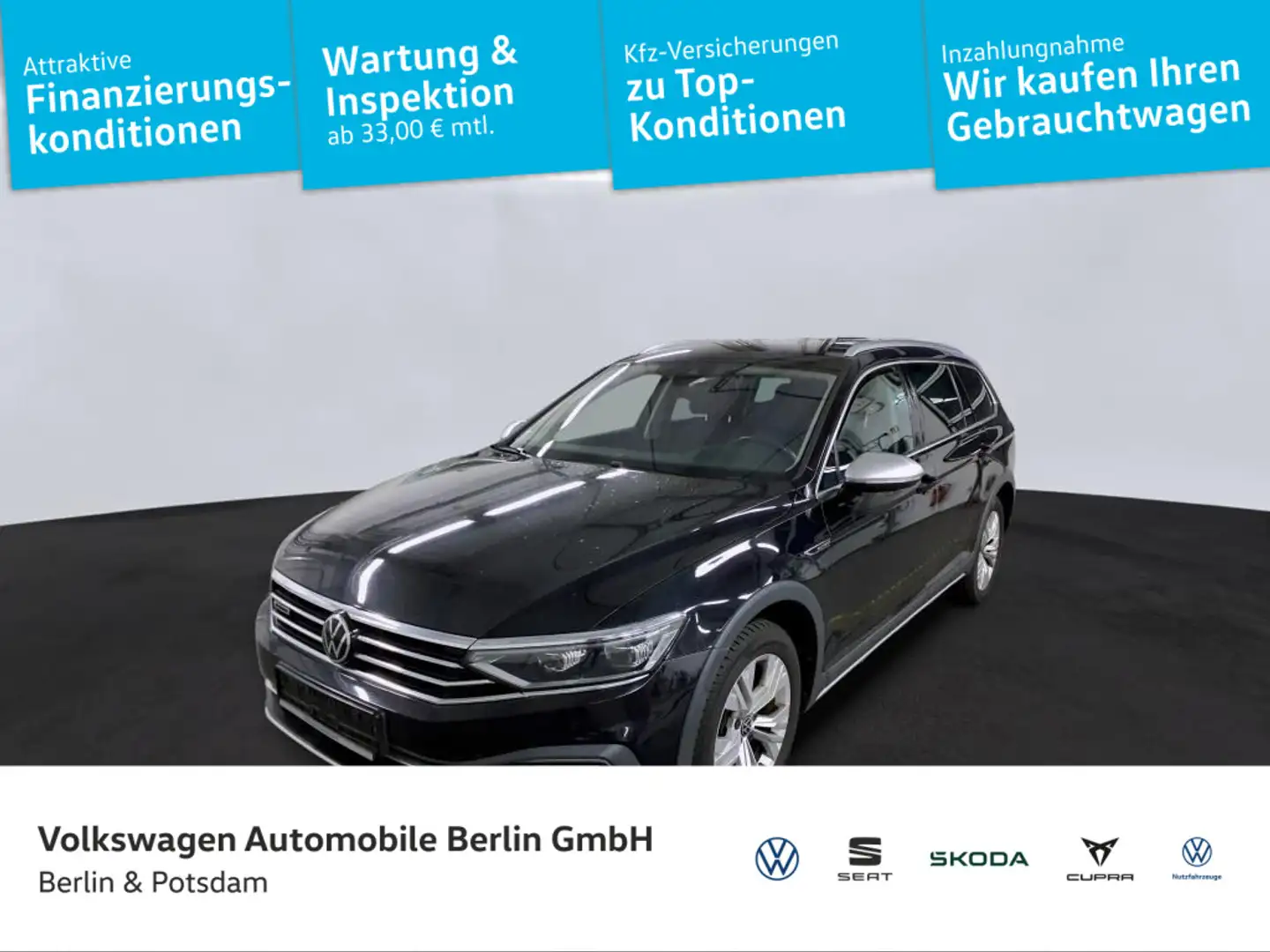 Volkswagen Passat Alltrack 4M 2.0 TDI Matrix-LED AHK 360° Negru - 1