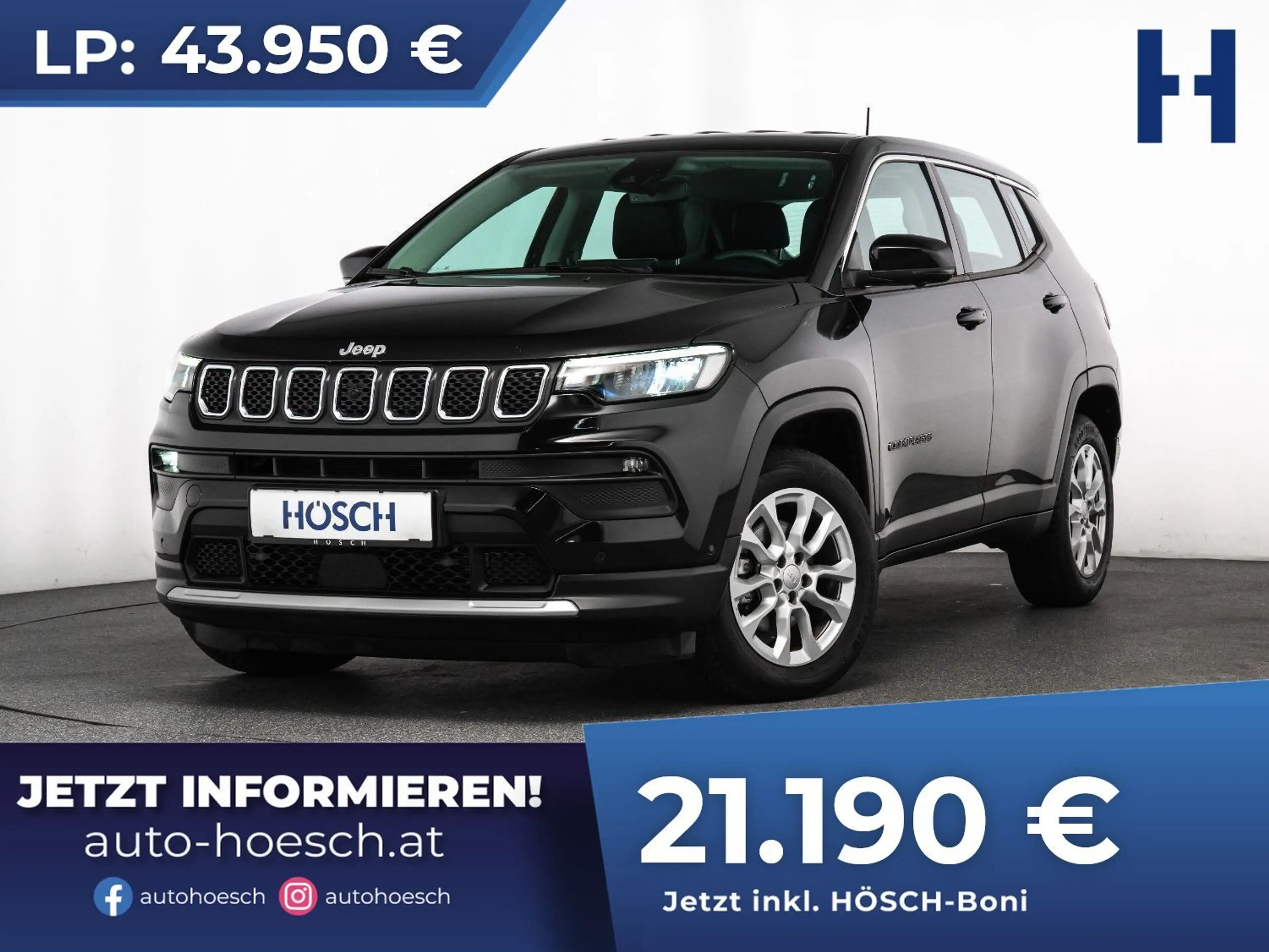 Jeep Compass T4 130 Aut. WINTER-PAKET LED 360° ACC ++