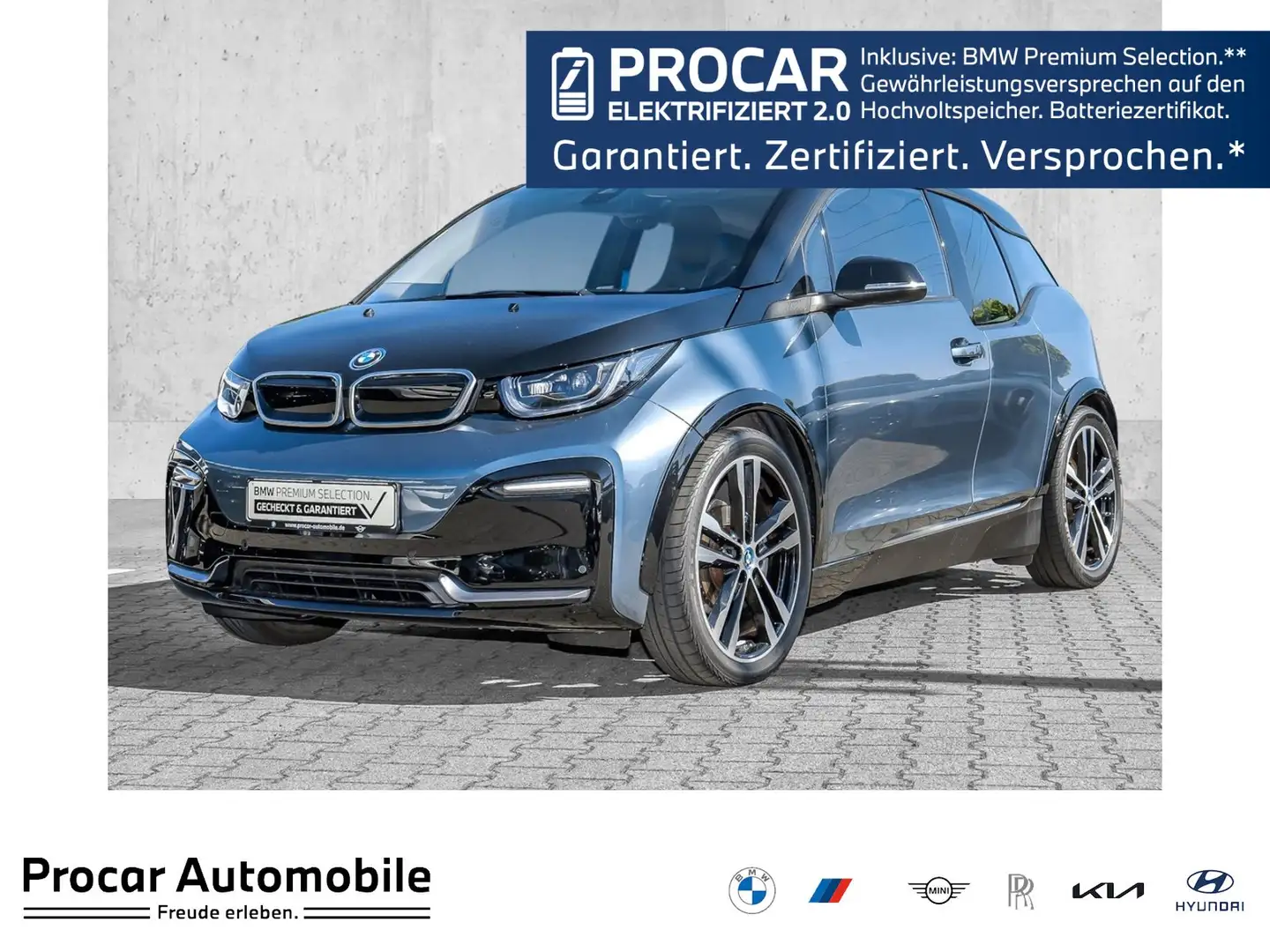 BMW i3 s 120AH Navi+LED+Pano+Alarm+KZG+RFK+PDC+ACC Blu/Azzurro - 1