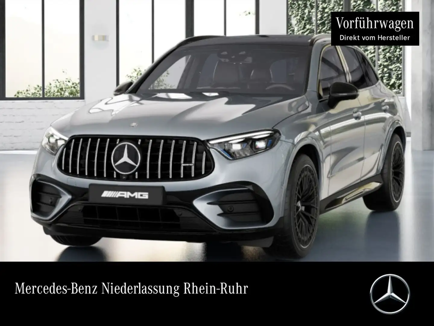 Mercedes-Benz GLC 43 AMG GLC 43 4M NIGHT+PANO+360+BURMESTER+KEYLESS+9G Silber - 1