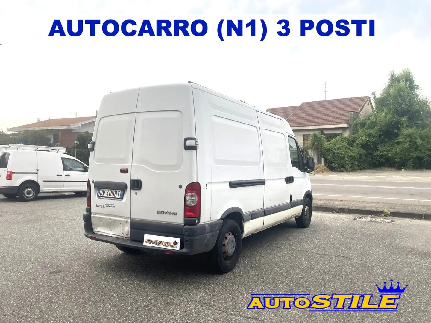 Opel Movano 2.5 Diesel 100CV  N1 AUTOCARRO 3 POSTI Bianco - 1