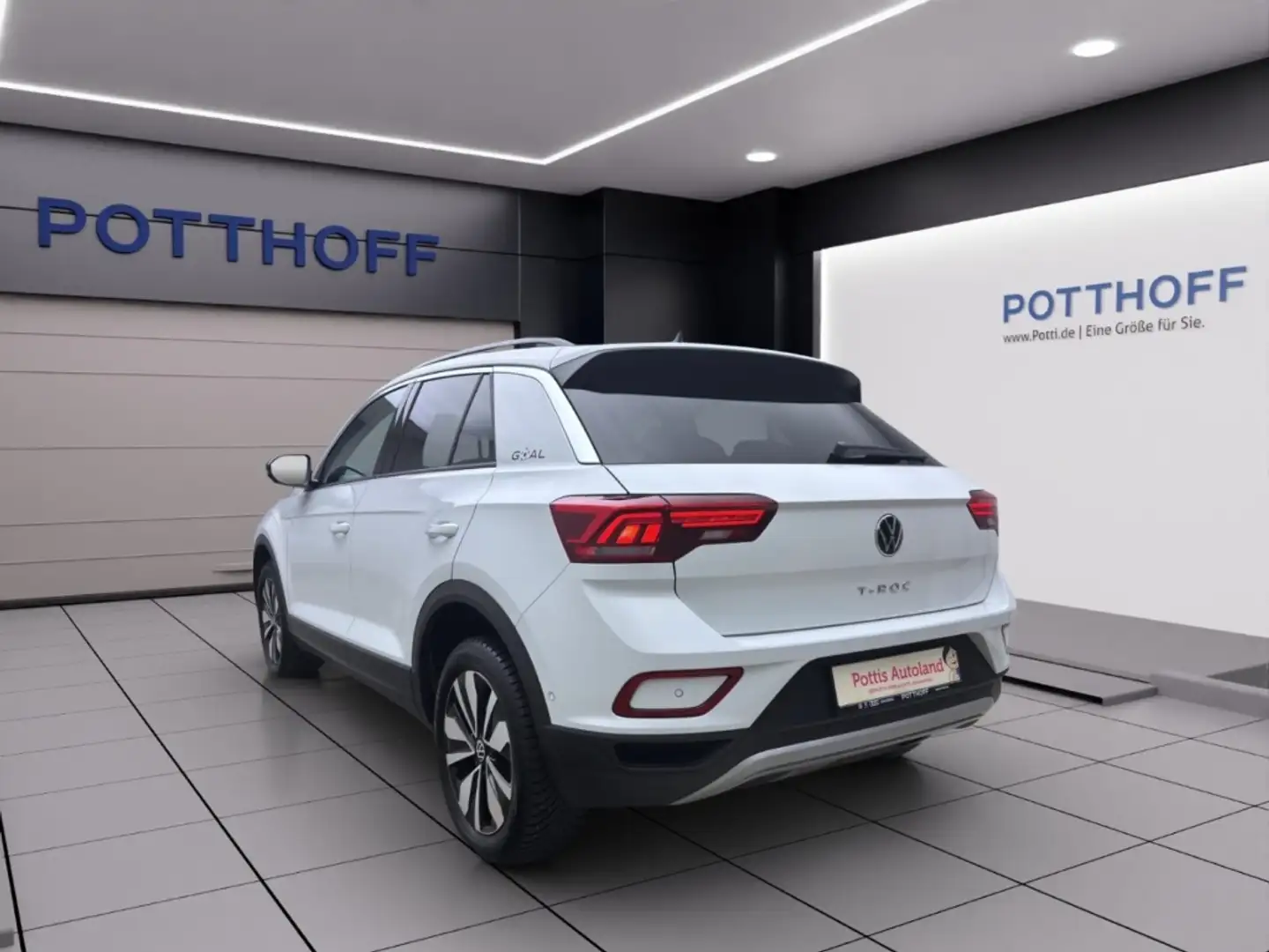 Volkswagen T-Roc 1.0 TSI GOAL NAVI KLIMA PDC SHZG Weiß - 2