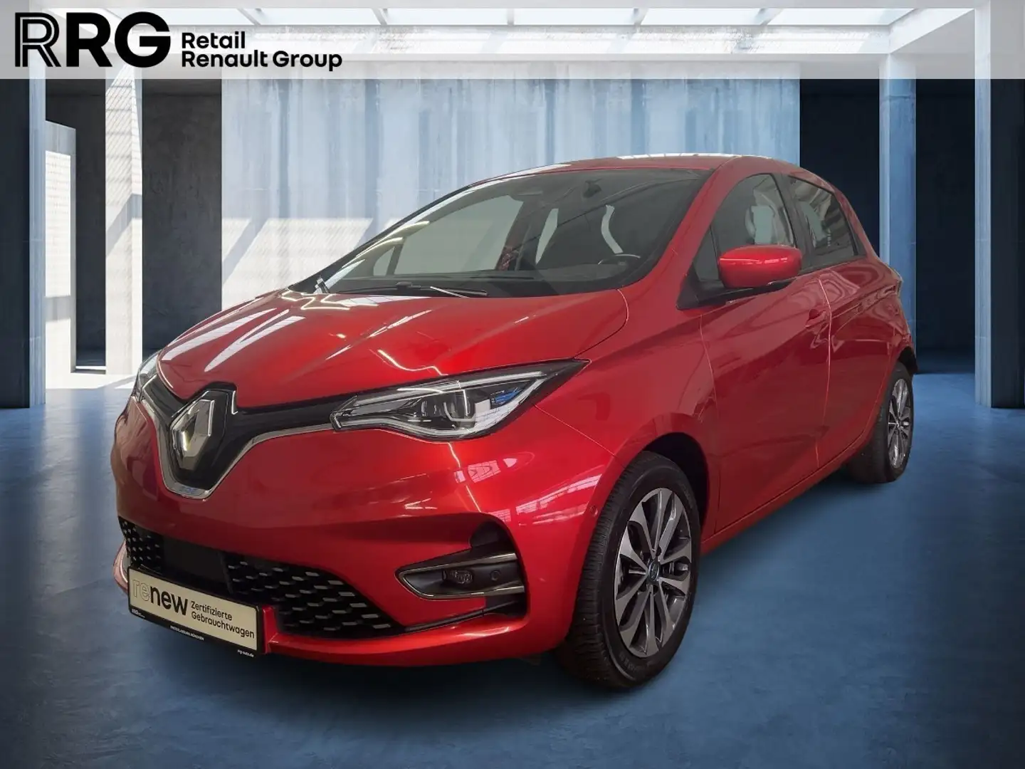 Renault ZOE Intens R135 Z.E. 50 (Miet-Batterie) CCS Rood - 1