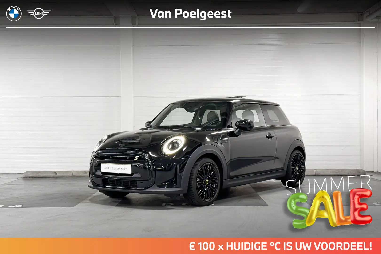 MINI Cooper E 3-deurs Electric | Summer Sale 100 Zwart - 1