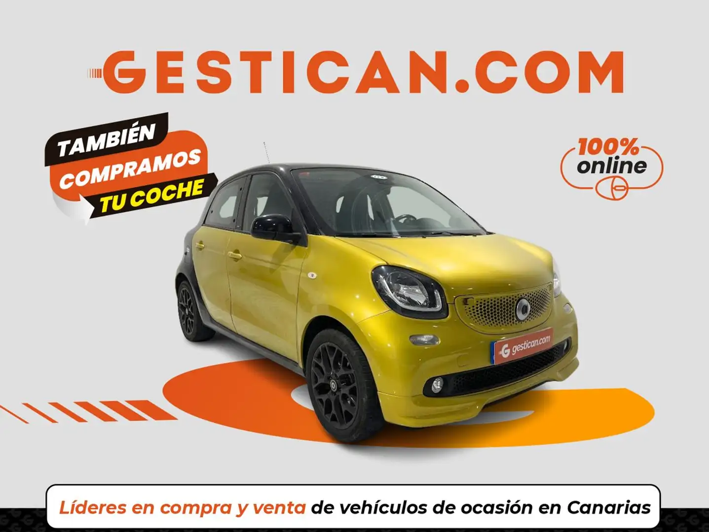 smart forFour 0.9 66kW (90CV) S/S Amarillo - 1