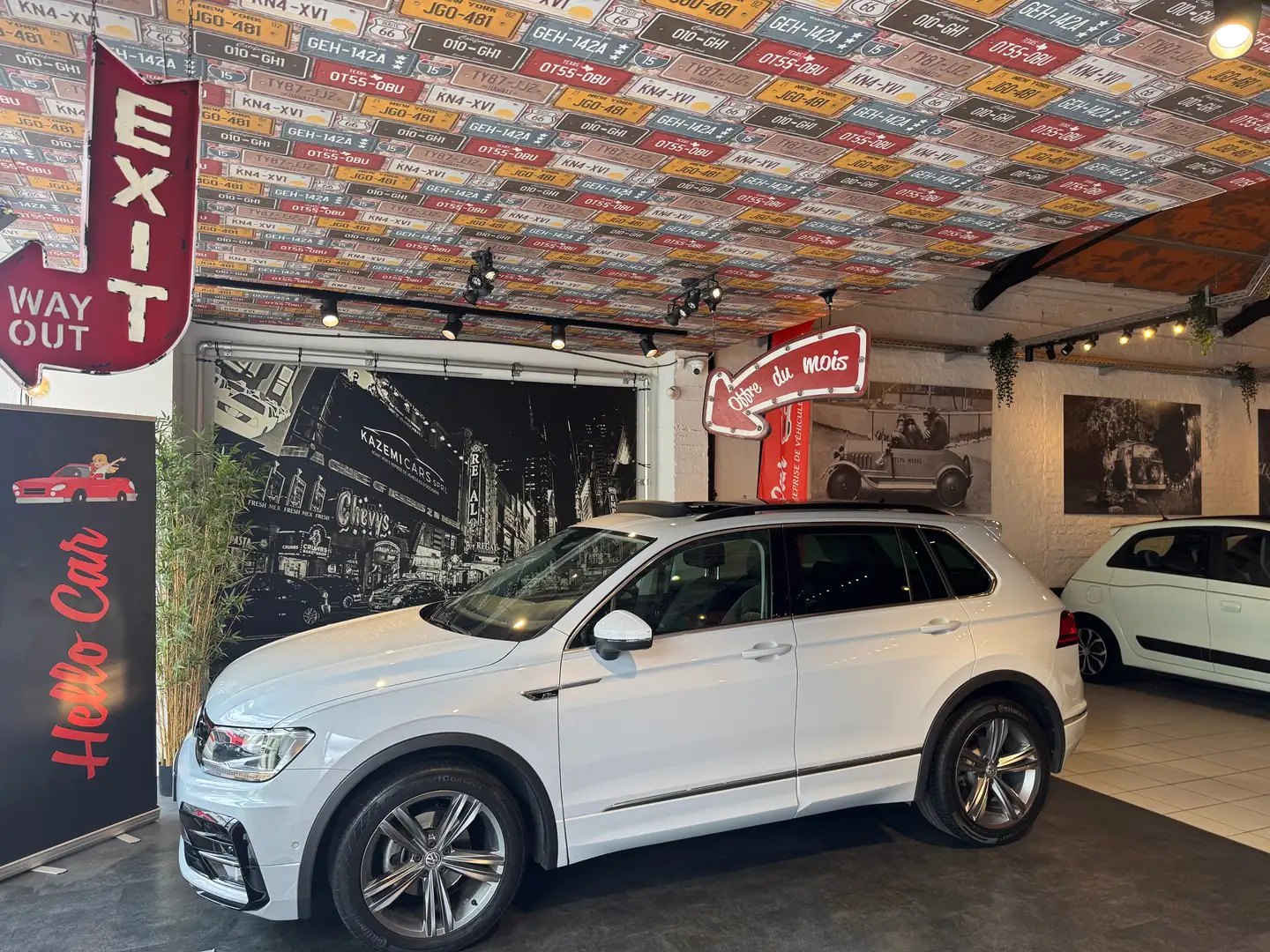 Volkswagen Tiguan 1.4 TSI 4Motion * R LINE * PANO * CAM 360 * CUIRS Grijs - 1