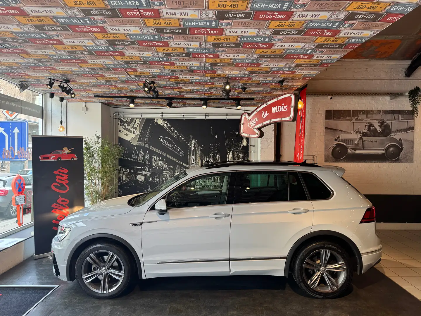 Volkswagen Tiguan 1.4 TSI 4Motion * R LINE * PANO * CAM 360 * CUIRS Grijs - 2