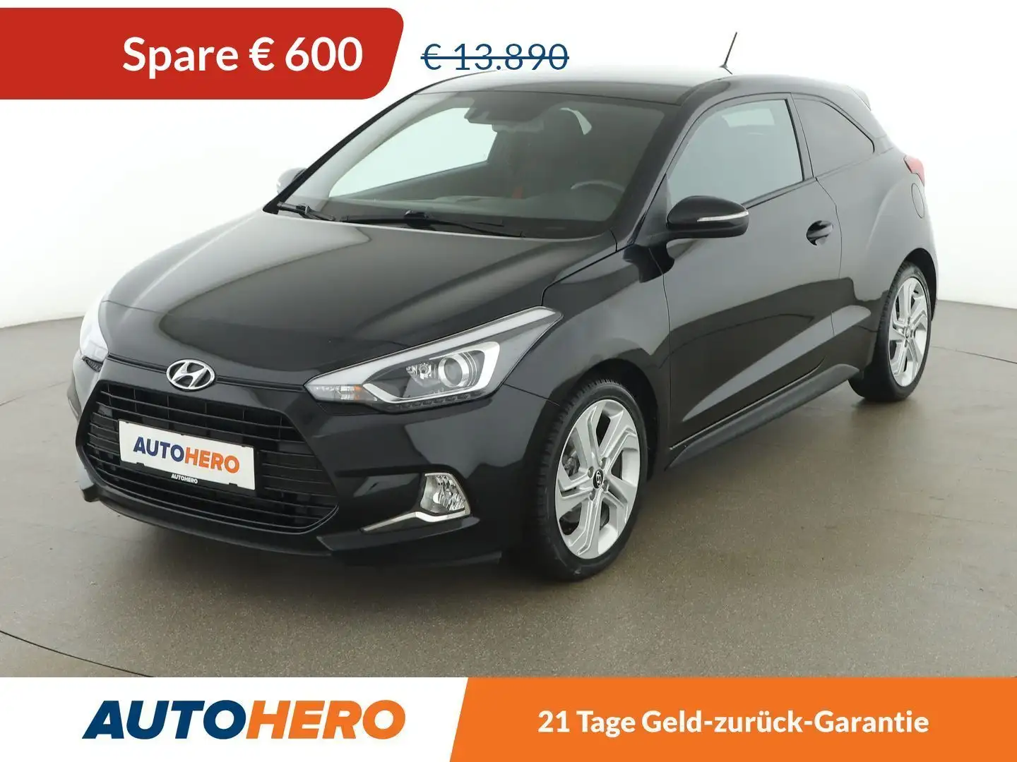 Hyundai i20 1.0 TGDI Premium *SPUR*TEMPO*KLIMAAUTO*BT* Noir - 1
