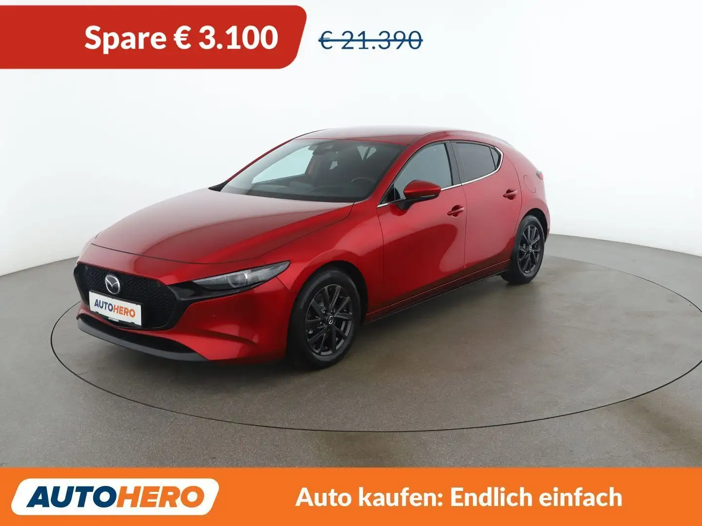 Mazda 3 2.0 Skyactiv-G Mild-Hybrid Rot - 1