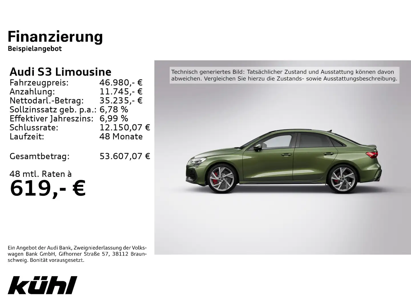 Audi S3 2.0 TFSI Q S tronic LED/ACC/Kamera/ Grün - 2