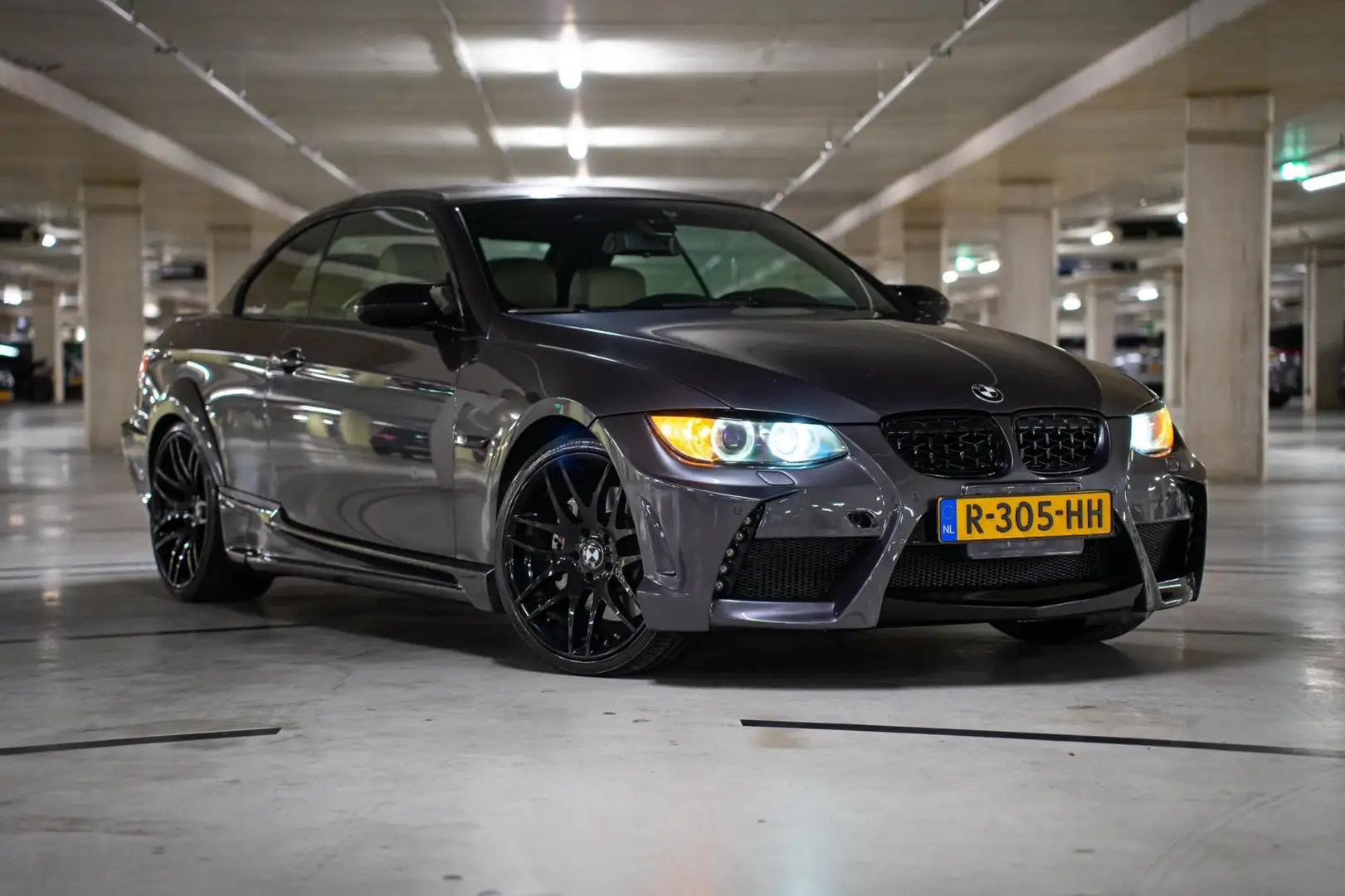 BMW 335 3-serie Cabrio 335i High Executive Grijs - 1