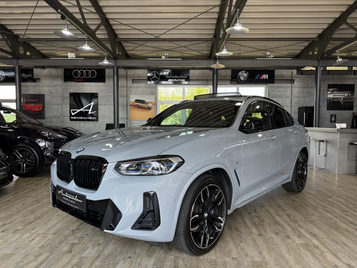 BMW X4 M d xDrive*PANO*360°KAM*ACC*LASER*HUD*LEDER Gris - 1