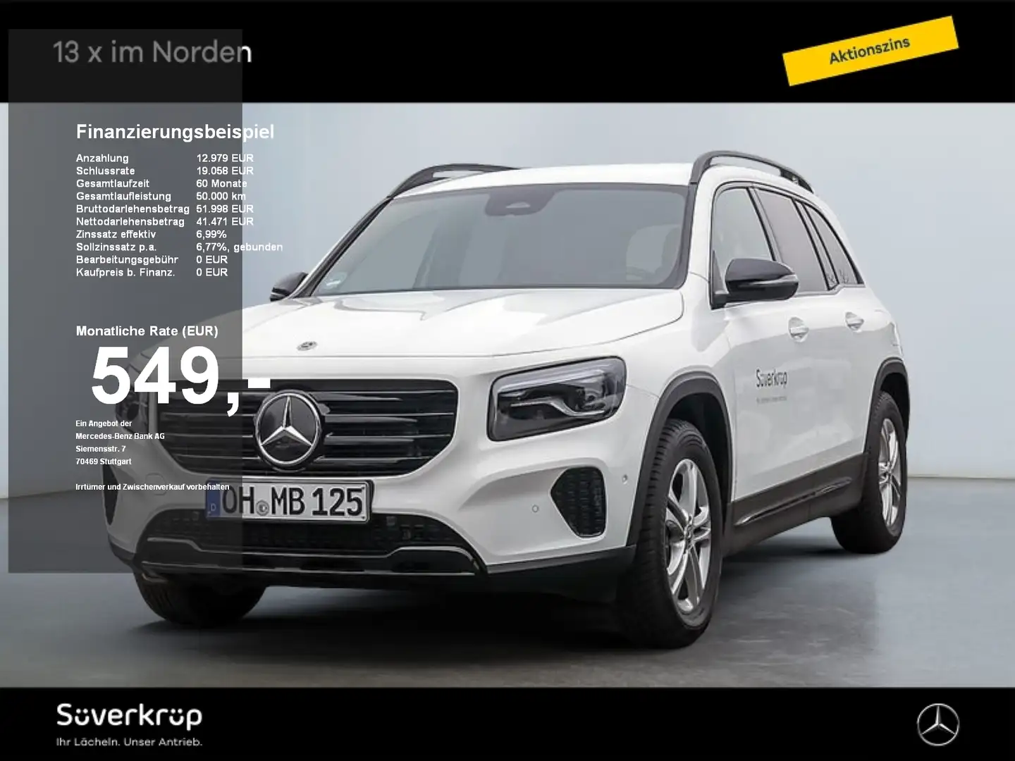 Mercedes-Benz GLB 220 d 4M PROGRESSIVE NIGHT SPUR AHK DISTR Alb - 1