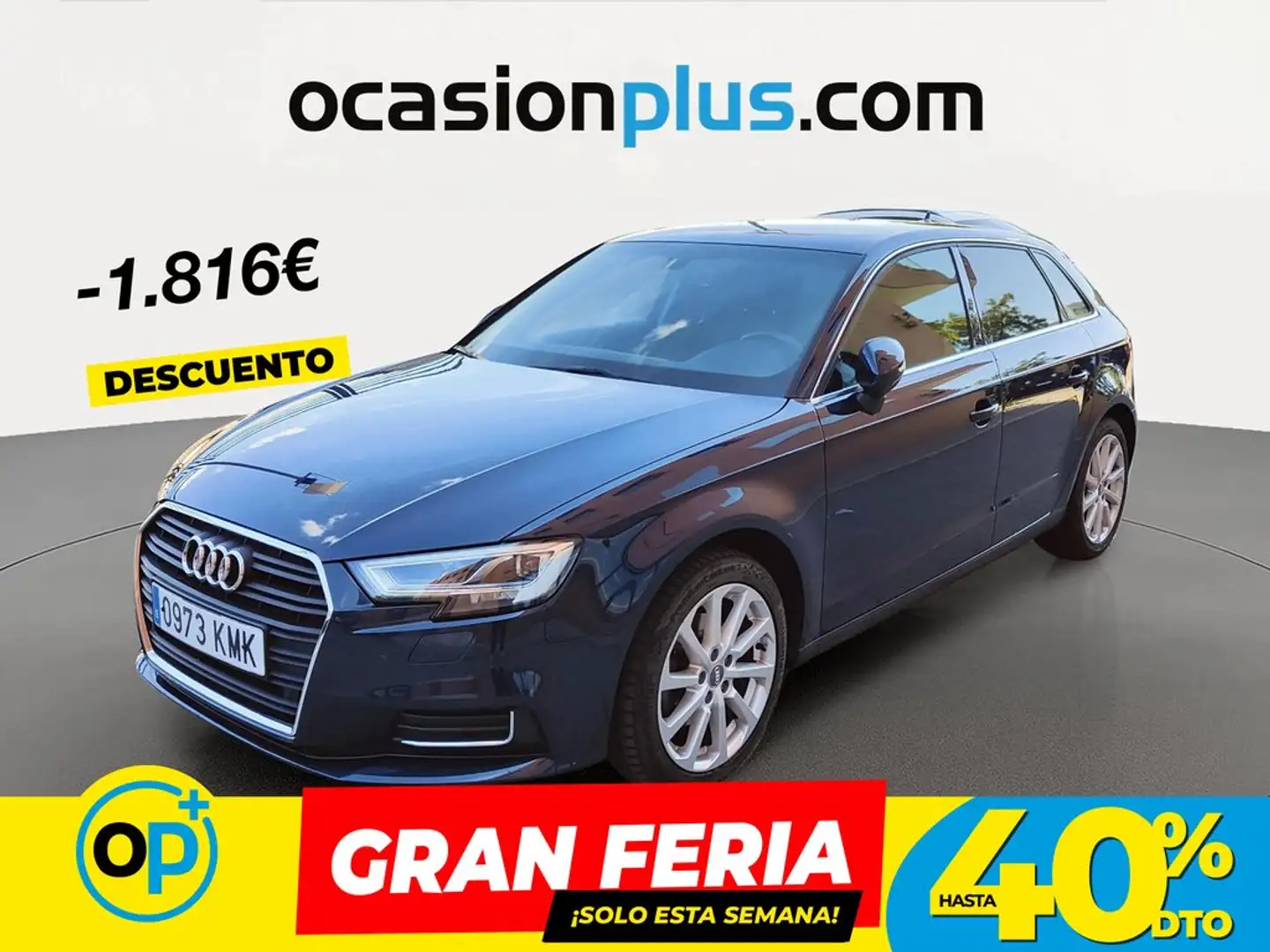 Audi A3 Sportback 1.5 TFSI COD EVO Design ed. S-T 110kW Azul - 1