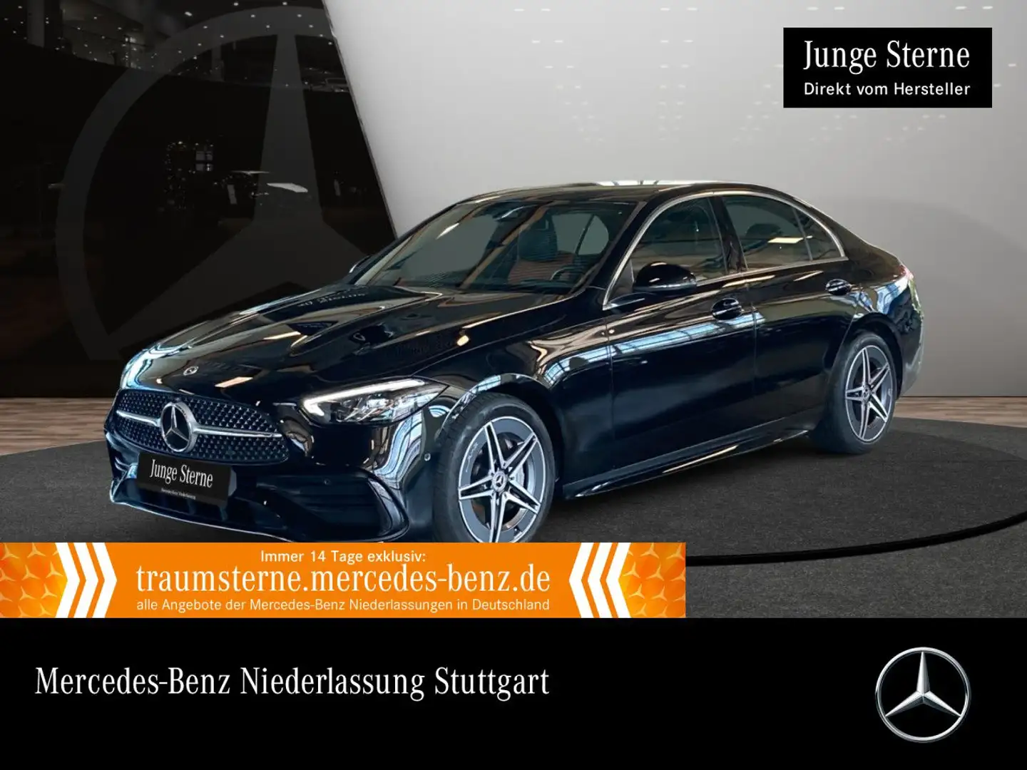 Mercedes-Benz C 180 AMG+LED+KAMERA+KEYLESS+9G Schwarz - 1