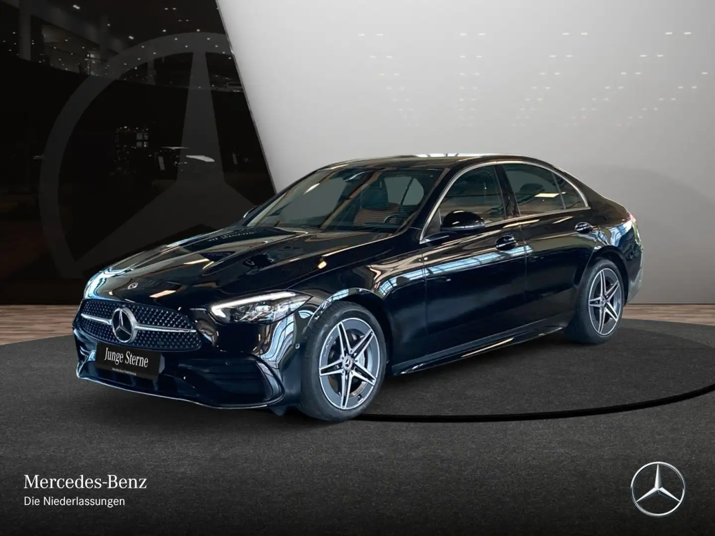 Mercedes-Benz C 180 AMG+LED+KAMERA+KEYLESS+9G Schwarz - 2